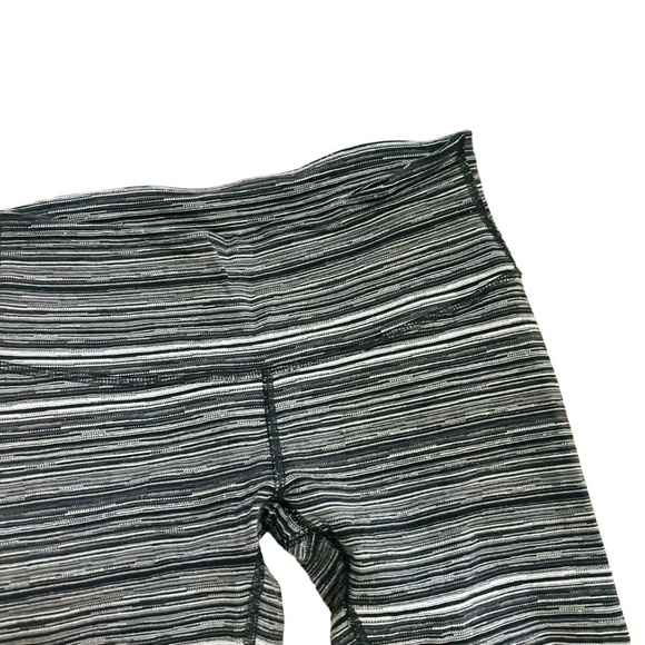 Lululemon Wunder Under Pant III Legging Cyber Stripe Deep Coal Black SZ 4 - Picture 10 of 11